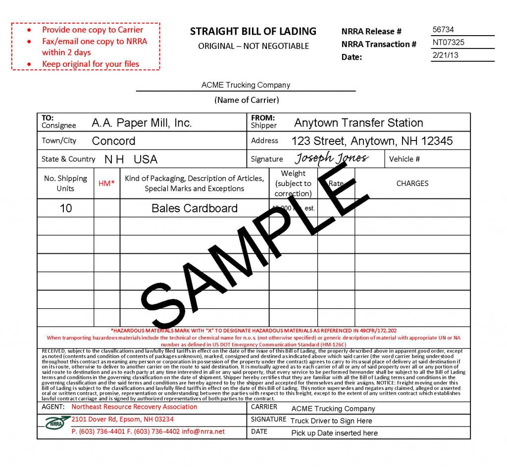 What Is Bill of Lading? BoL Example 2023 | Trade Finance Global